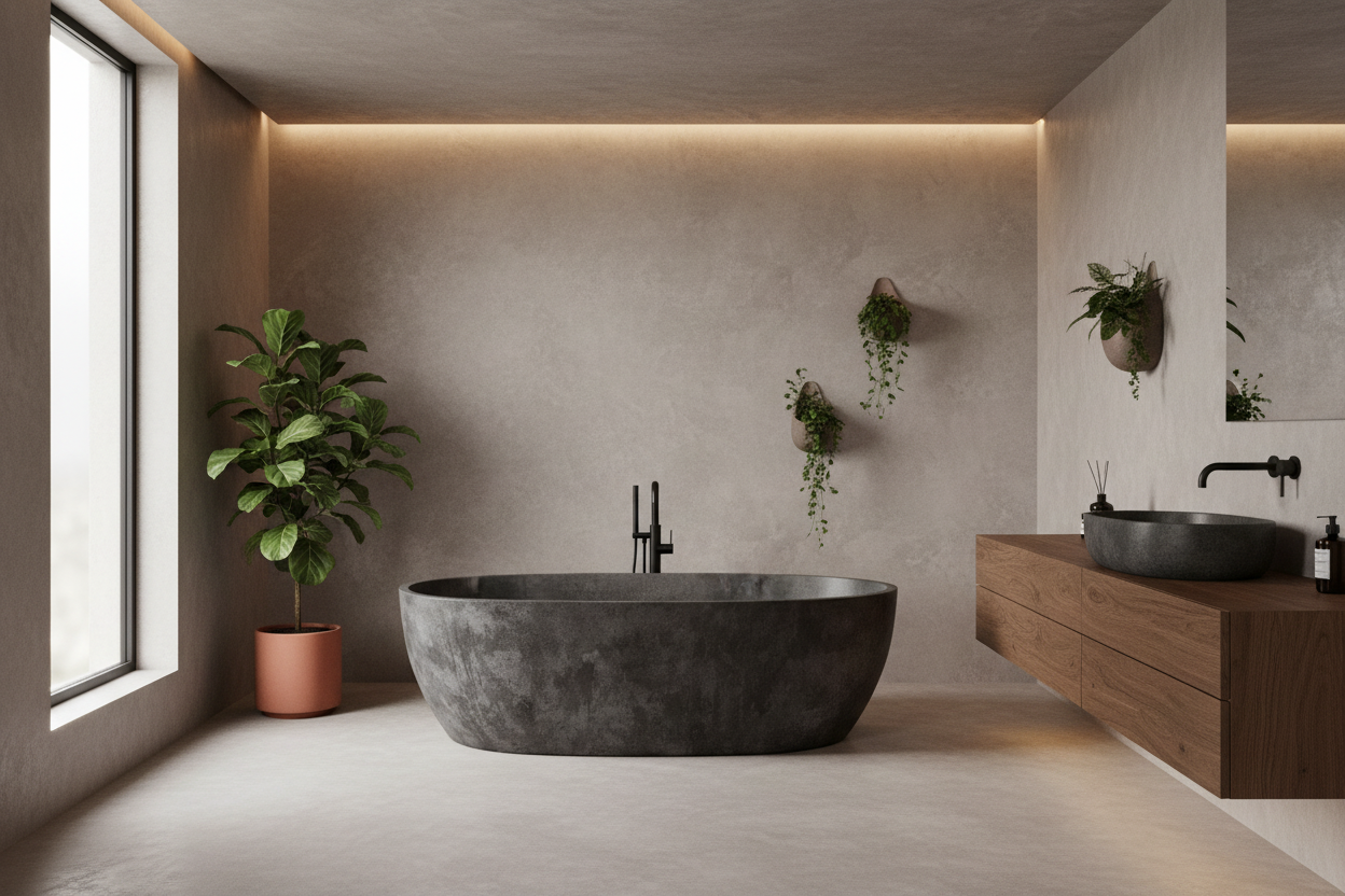 // XX CONCRETE BATH