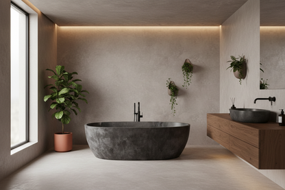 // XX CONCRETE BATH