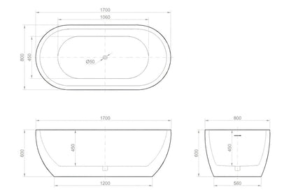 // XX CONCRETE BATH