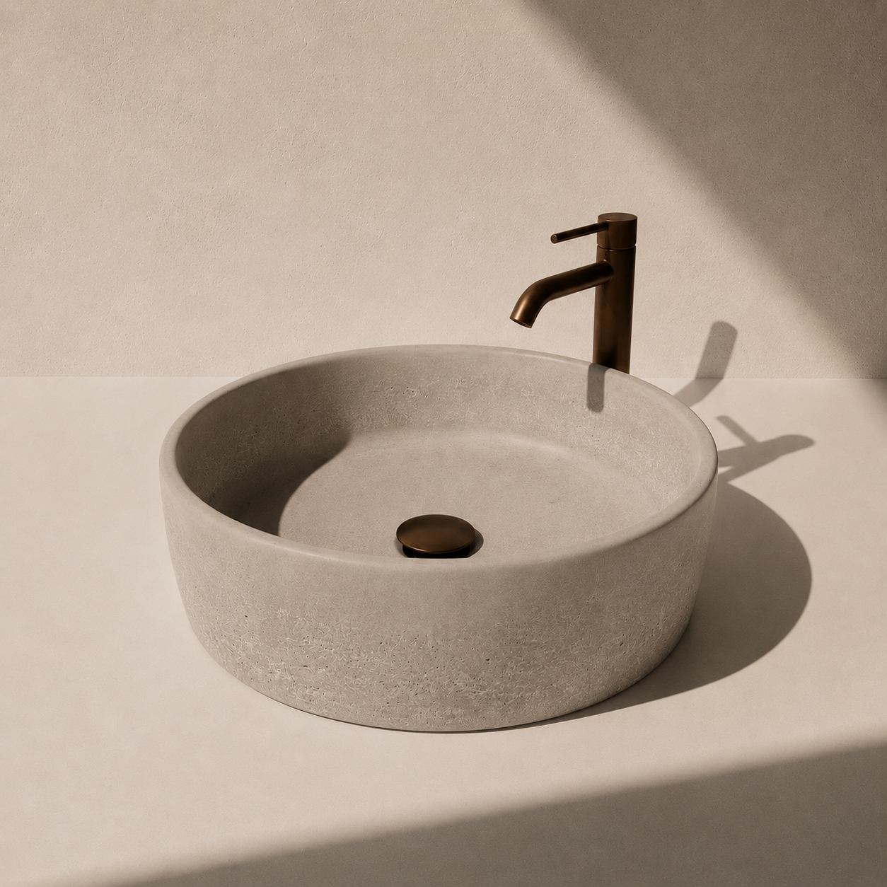 Paloma | ROUND Basin | Concrete