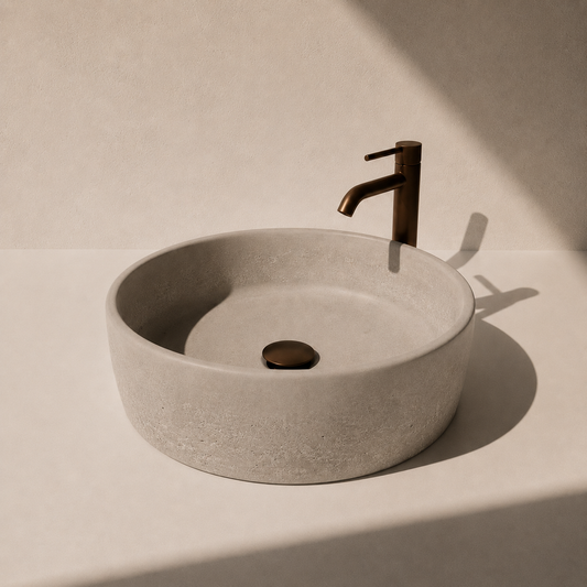 Paloma | ROUND Basin | Concrete