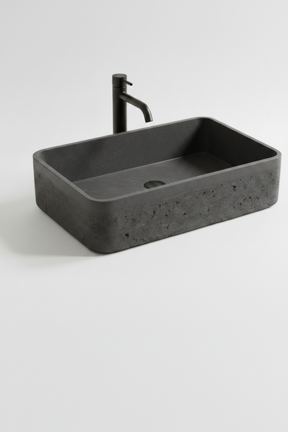 Blanche | RECTANGLE Basin | Concrete
