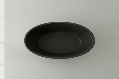 Rocco | OVAL Wide Bath | Concrete