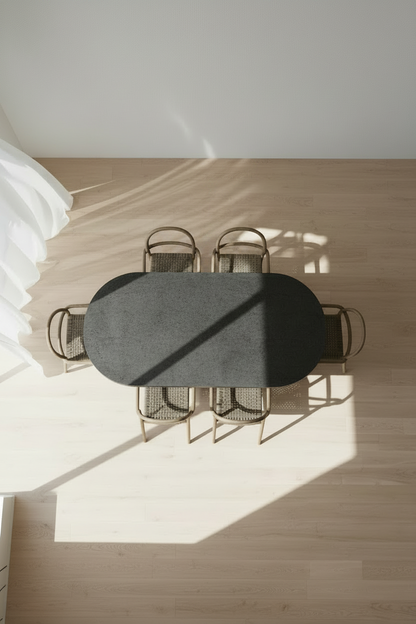 Wayward Pill Table Charcoal — Birds Eye Beach House, no pendant