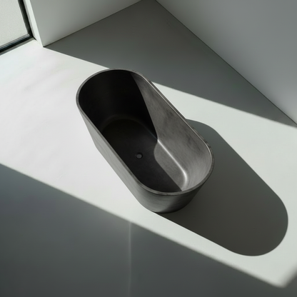 XX Pill Bath – Birds eye charcoal