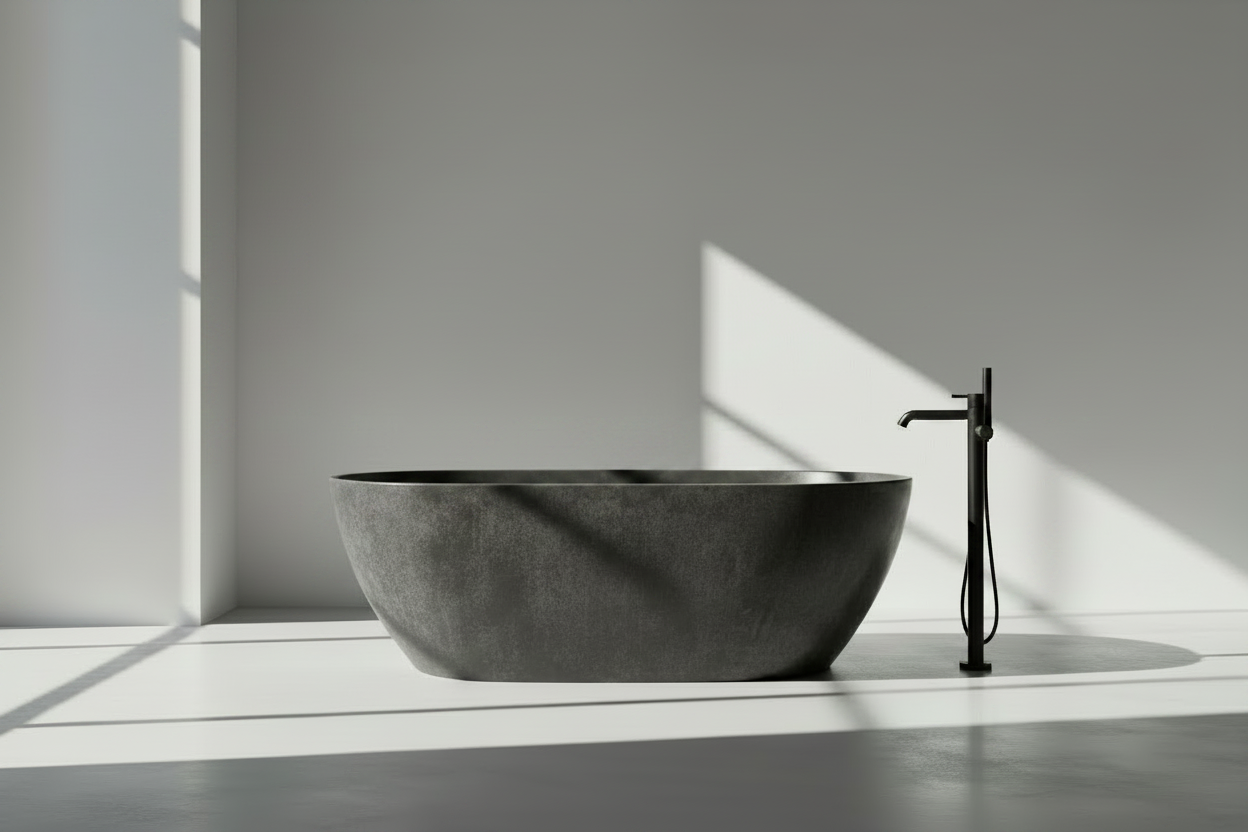 XX Pill Bath – Full charcoal inside and out